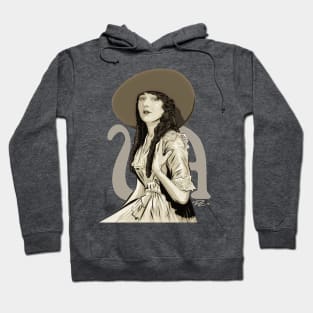 Mary Pickford - An illustration by Paul Cemmick Hoodie